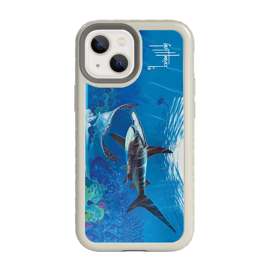 Guy Harvey Fortitude Series for Apple iPhone 13 Mini - Hammer Down - Custom Case - Gray - cellhelmet