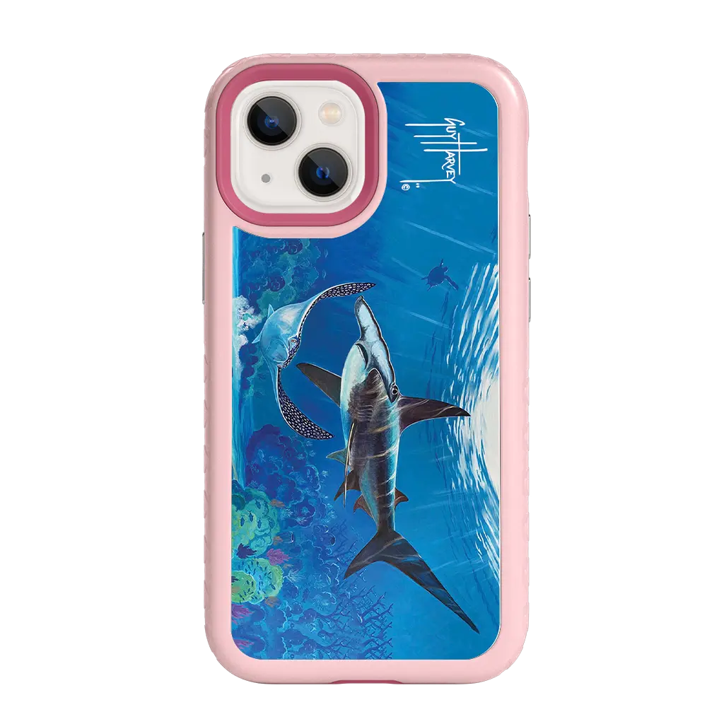 Guy Harvey Fortitude Series for Apple iPhone 13 Mini - Hammer Down - Custom Case - PinkMagnolia - cellhelmet