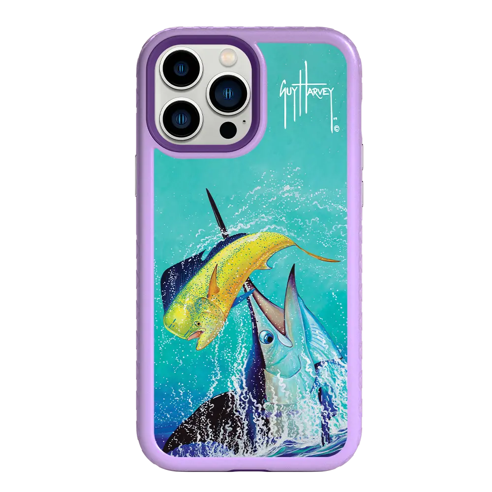 Guy Harvey Fortitude Series for Apple iPhone 13 Pro Max - El Dorado II - Custom Case - LilacBlossom - cellhelmet