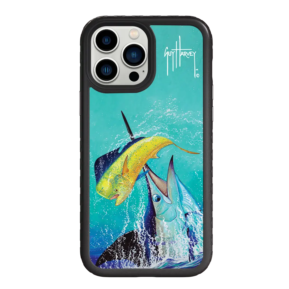 Guy Harvey Fortitude Series for Apple iPhone 13 Pro Max - El Dorado II - Custom Case - OnyxBlack - cellhelmet