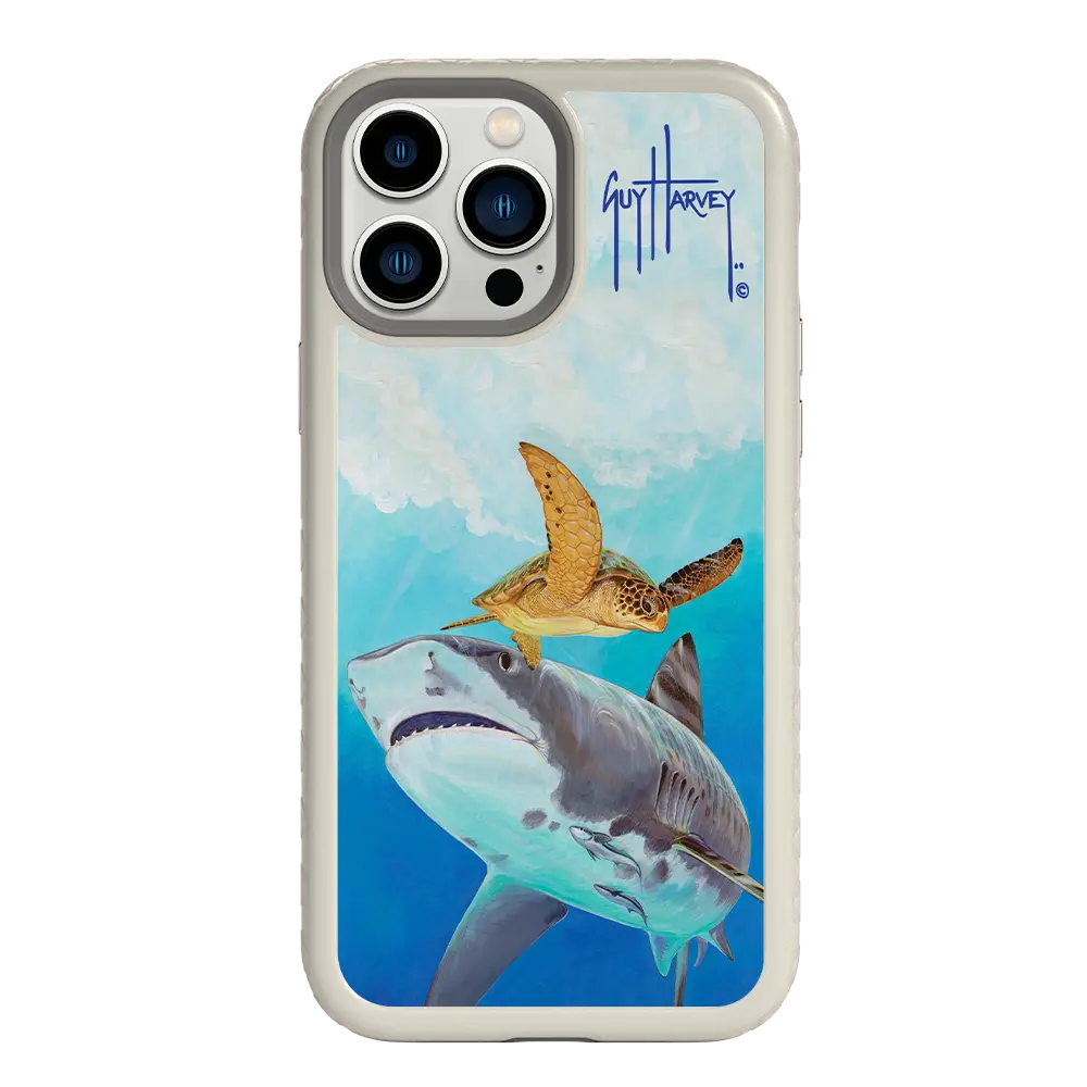 Guy Harvey Fortitude Series for Apple iPhone 13 Pro Max - Eye of the Tiger - Custom Case - Gray - cellhelmet