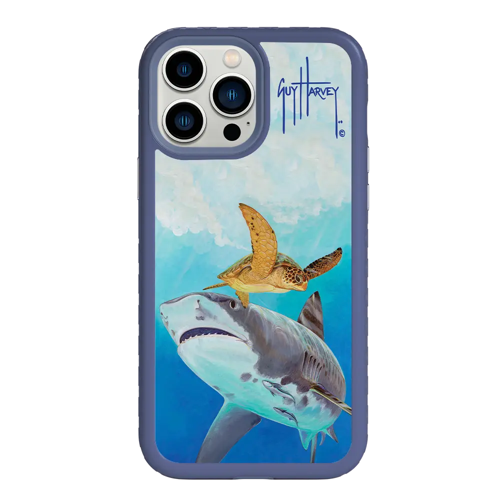 Guy Harvey Fortitude Series for Apple iPhone 13 Pro Max - Eye of the Tiger - Custom Case - SlateBlue - cellhelmet