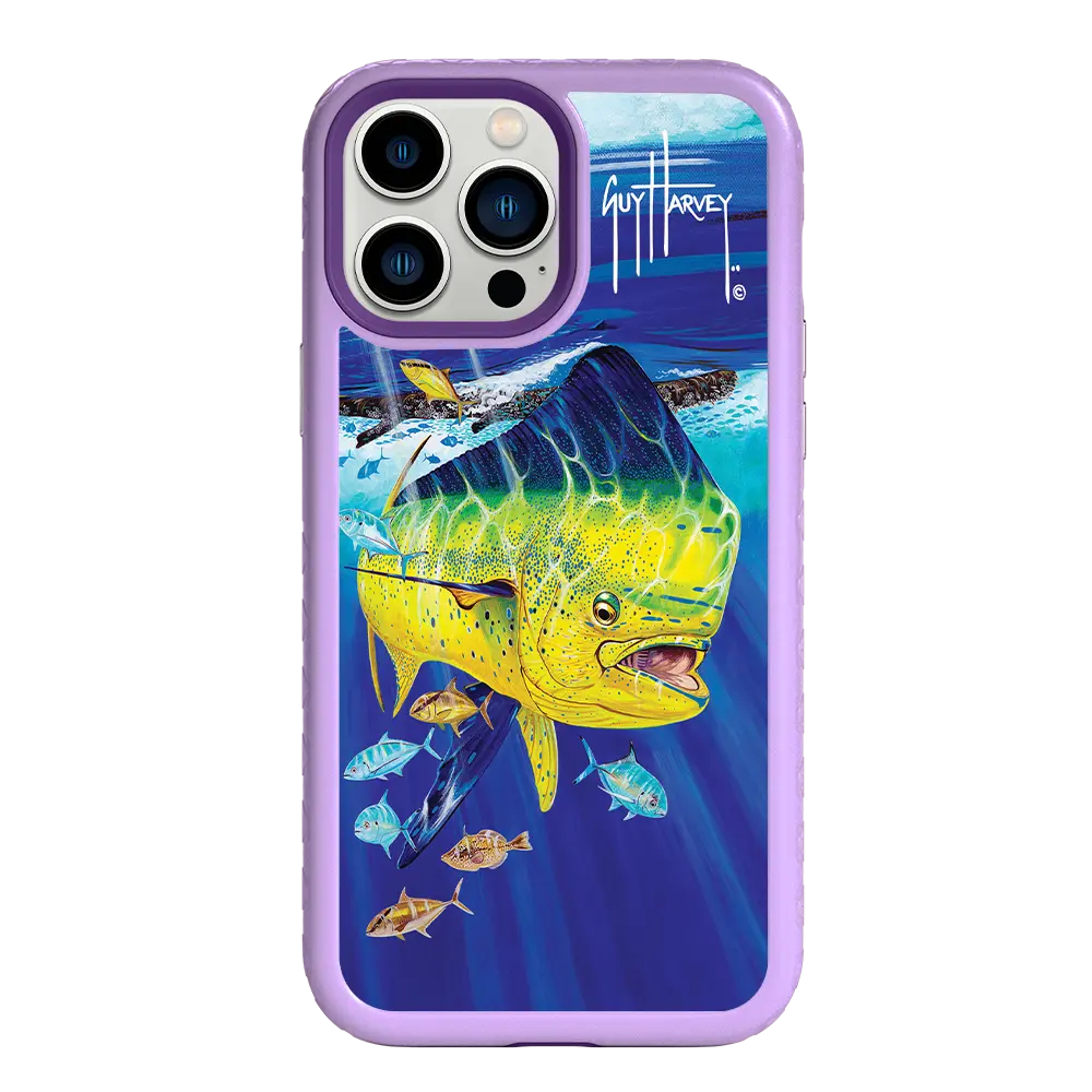 Guy Harvey Fortitude Series for Apple iPhone 13 Pro Max - Golden Prize - Custom Case - LilacBlossom - cellhelmet