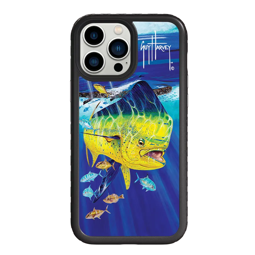 Guy Harvey Fortitude Series for Apple iPhone 13 Pro Max - Golden Prize - Custom Case - OnyxBlack - cellhelmet