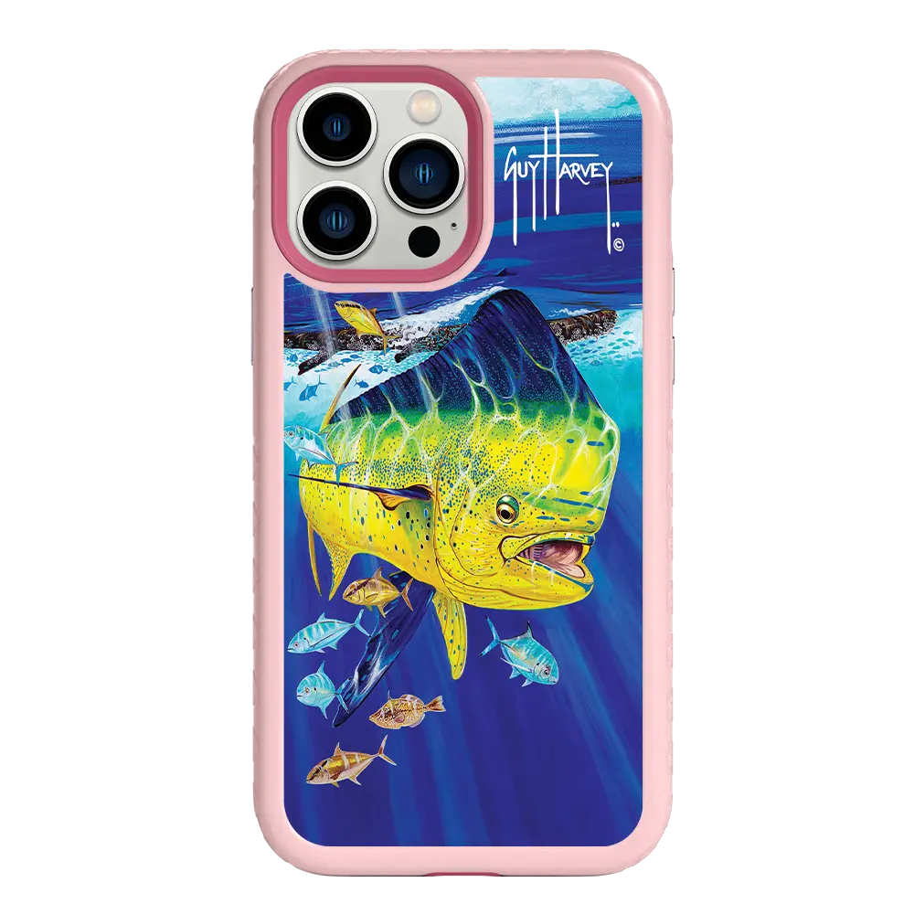 Guy Harvey Fortitude Series for Apple iPhone 13 Pro Max - Golden Prize - Custom Case - PinkMagnolia - cellhelmet