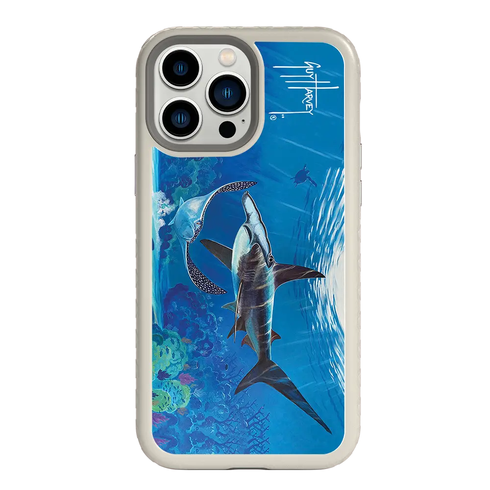 Guy Harvey Fortitude Series for Apple iPhone 13 Pro Max - Hammer Down - Custom Case - Gray - cellhelmet