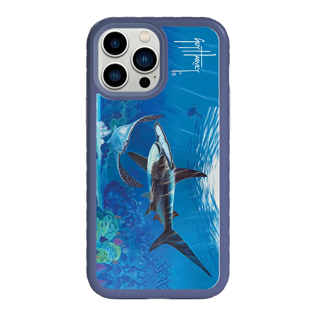 Guy Harvey Fortitude Series for Apple iPhone 13 Pro Max - Hammer Down - Custom Case - SlateBlue - cellhelmet