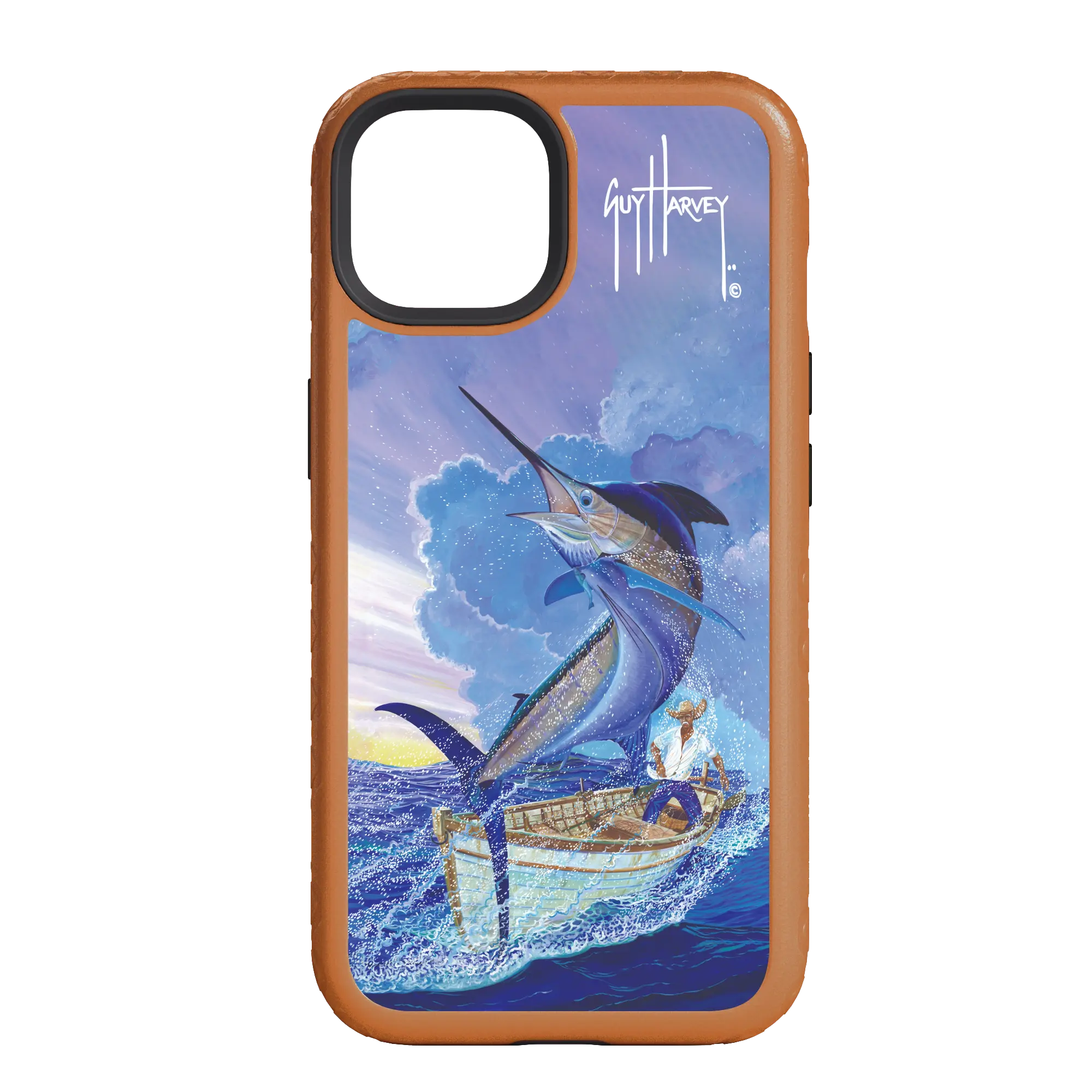 Guy Harvey Fortitude Series for Apple iPhone 14 - El Viejo - Custom Case - PumpkinSpice - cellhelmet