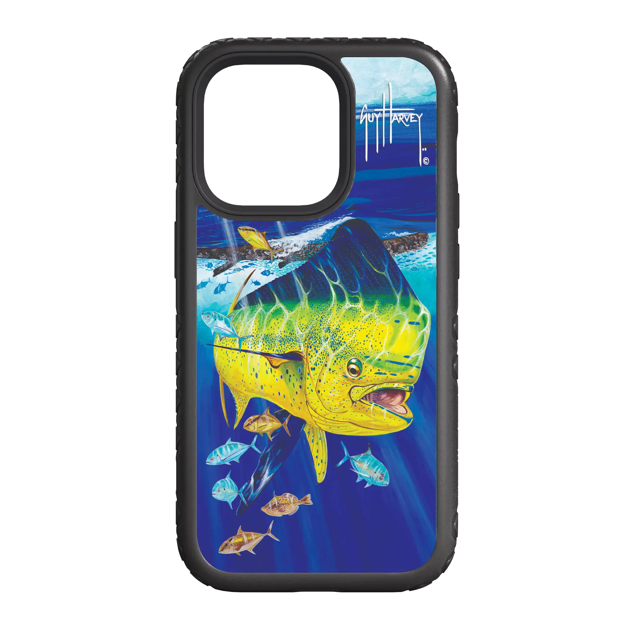 Guy Harvey Fortitude Series for Apple iPhone 14 Plus - Golden Prize - Custom Case - OnyxBlack - cellhelmet