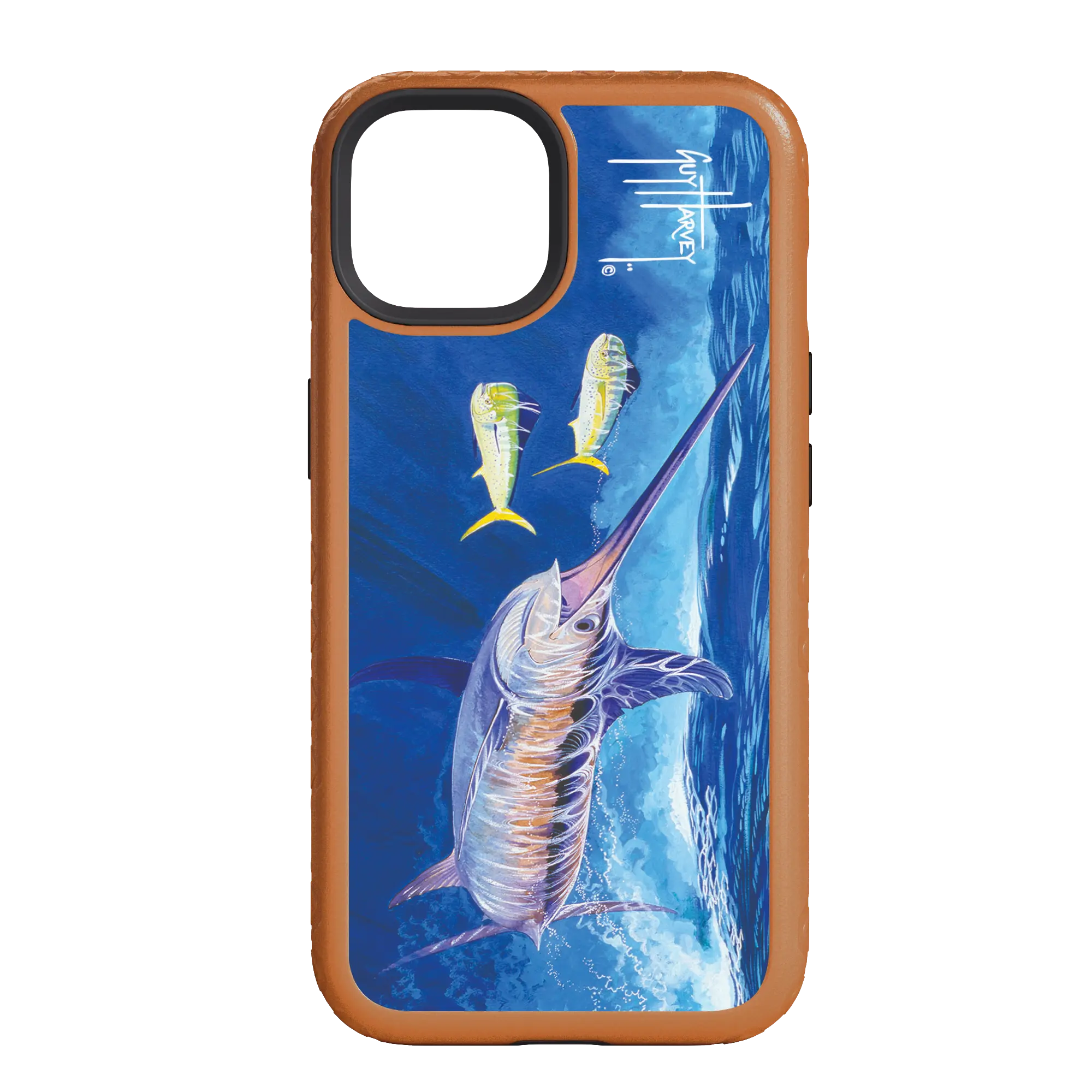 Guy Harvey Fortitude Series for Apple iPhone 14 Pro - Bullseye - Custom Case - PumpkinSpice - cellhelmet