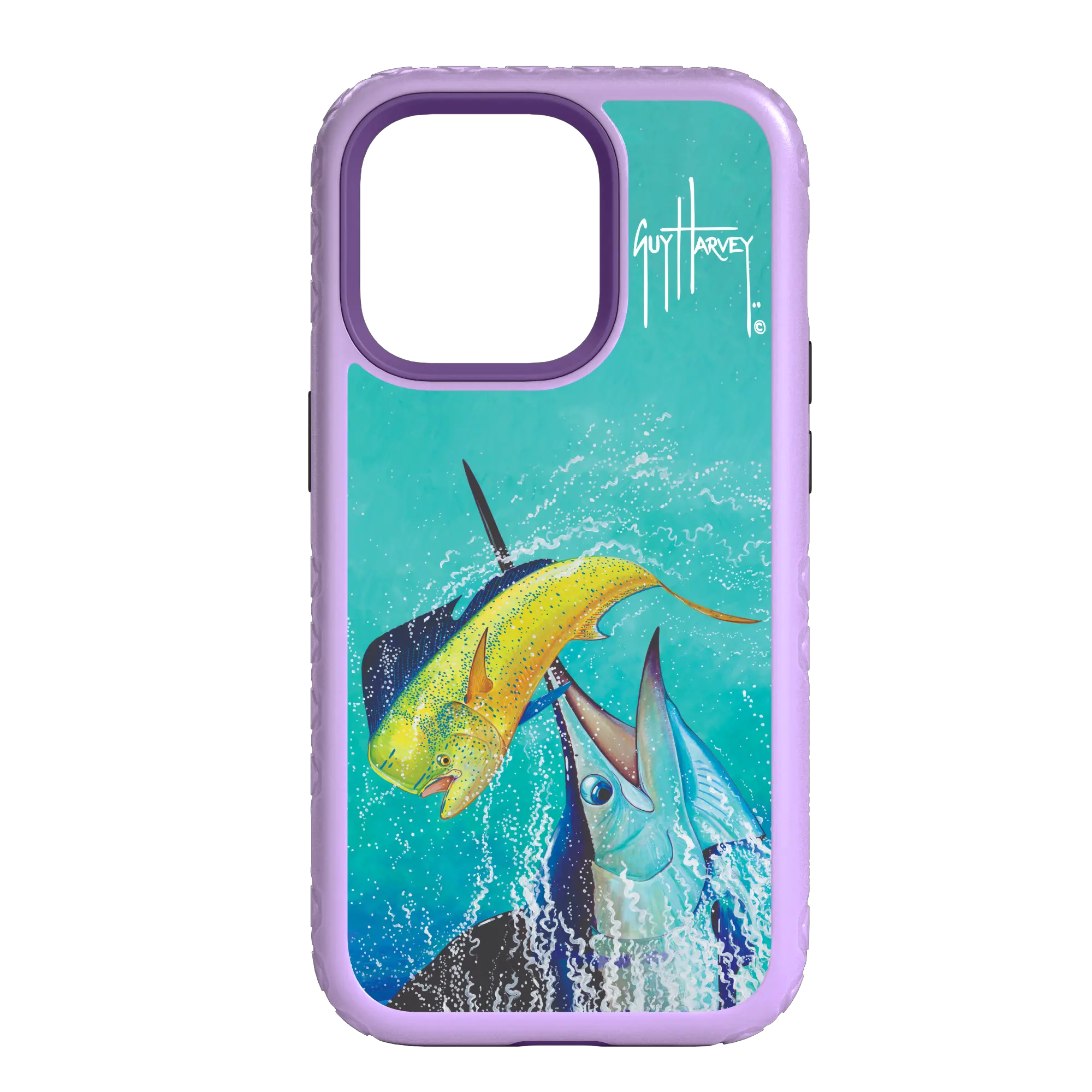 Guy Harvey Fortitude Series for Apple iPhone 14 Pro Max - El Dorado II - Custom Case - LilacBlossomPurple - cellhelmet