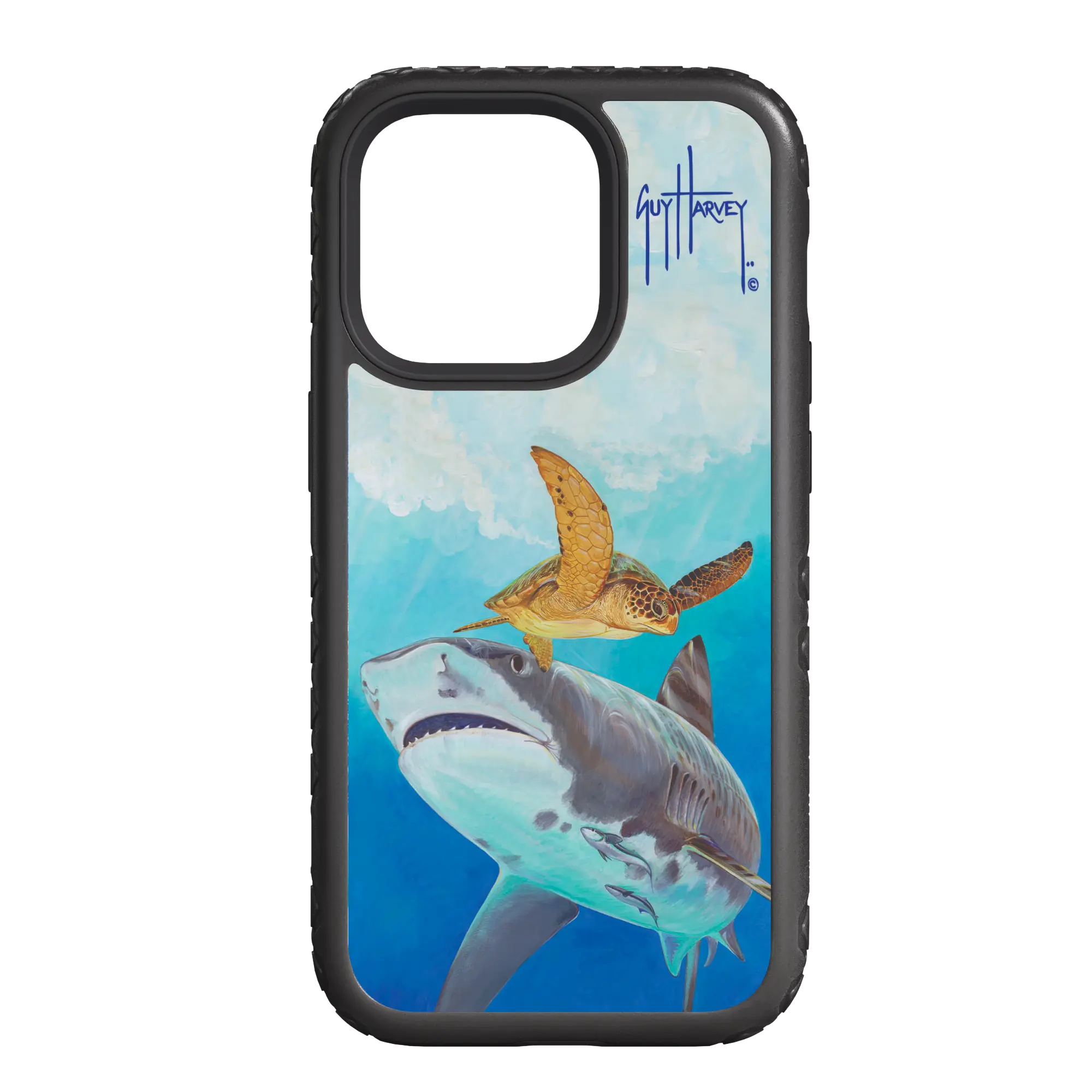 Guy Harvey Fortitude Series for Apple iPhone 14 Pro Max - Eye of the Tiger - Custom Case - OnyxBlack - cellhelmet