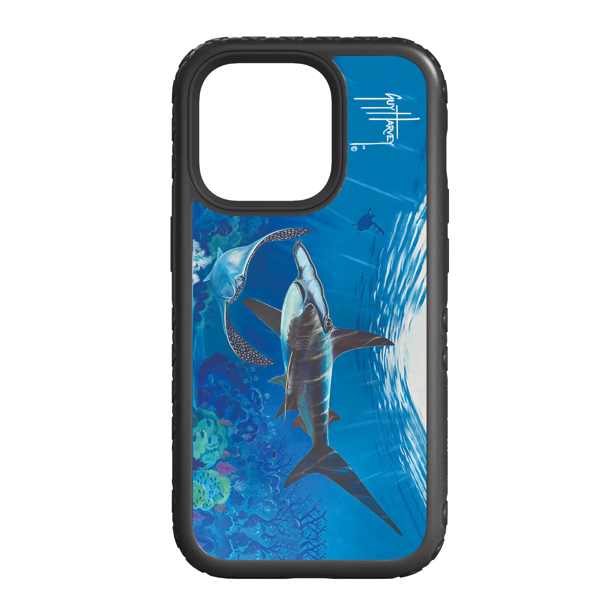 Guy Harvey Fortitude Series for Apple iPhone 14 Pro Max - Hammer Down - Custom Case - OnyxBlack - cellhelmet