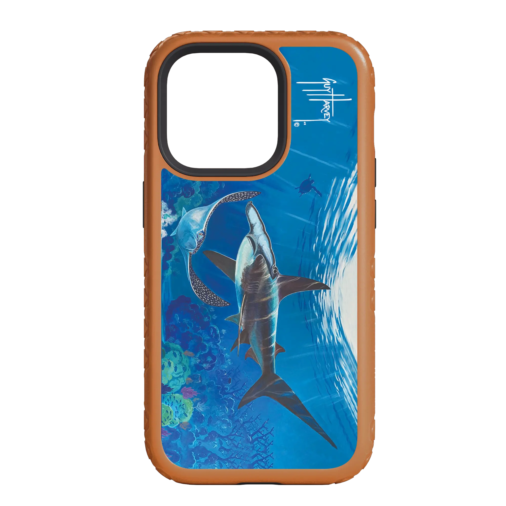 Guy Harvey Fortitude Series for Apple iPhone 14 Pro Max - Hammer Down - Custom Case - PumpkinSpice - cellhelmet