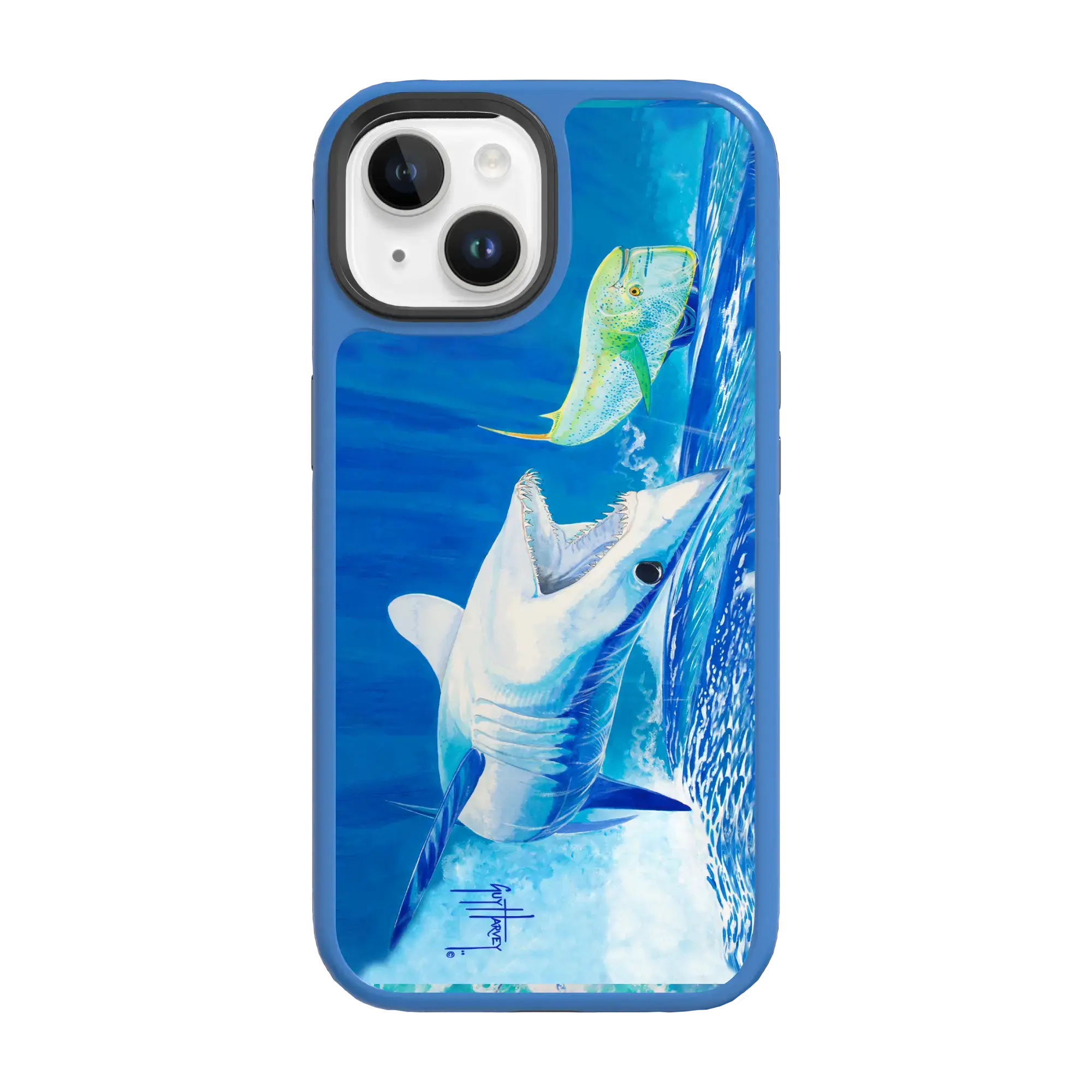 Guy Harvey Fortitude Series for Apple iPhone 15 Plus - Bull Hunter