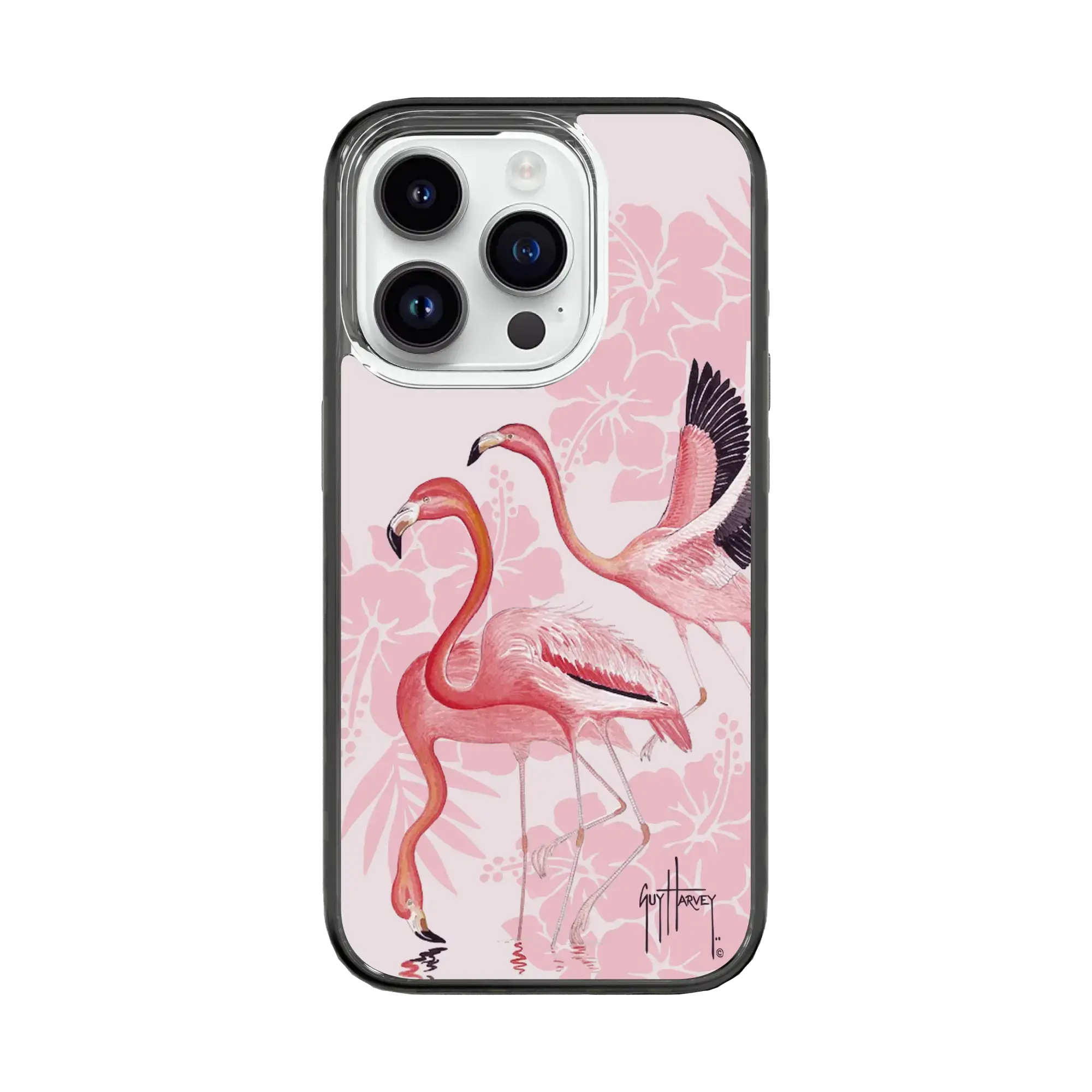 Guy Harvey Fortitude Series for Apple iPhone 15 Pro - Flamingo