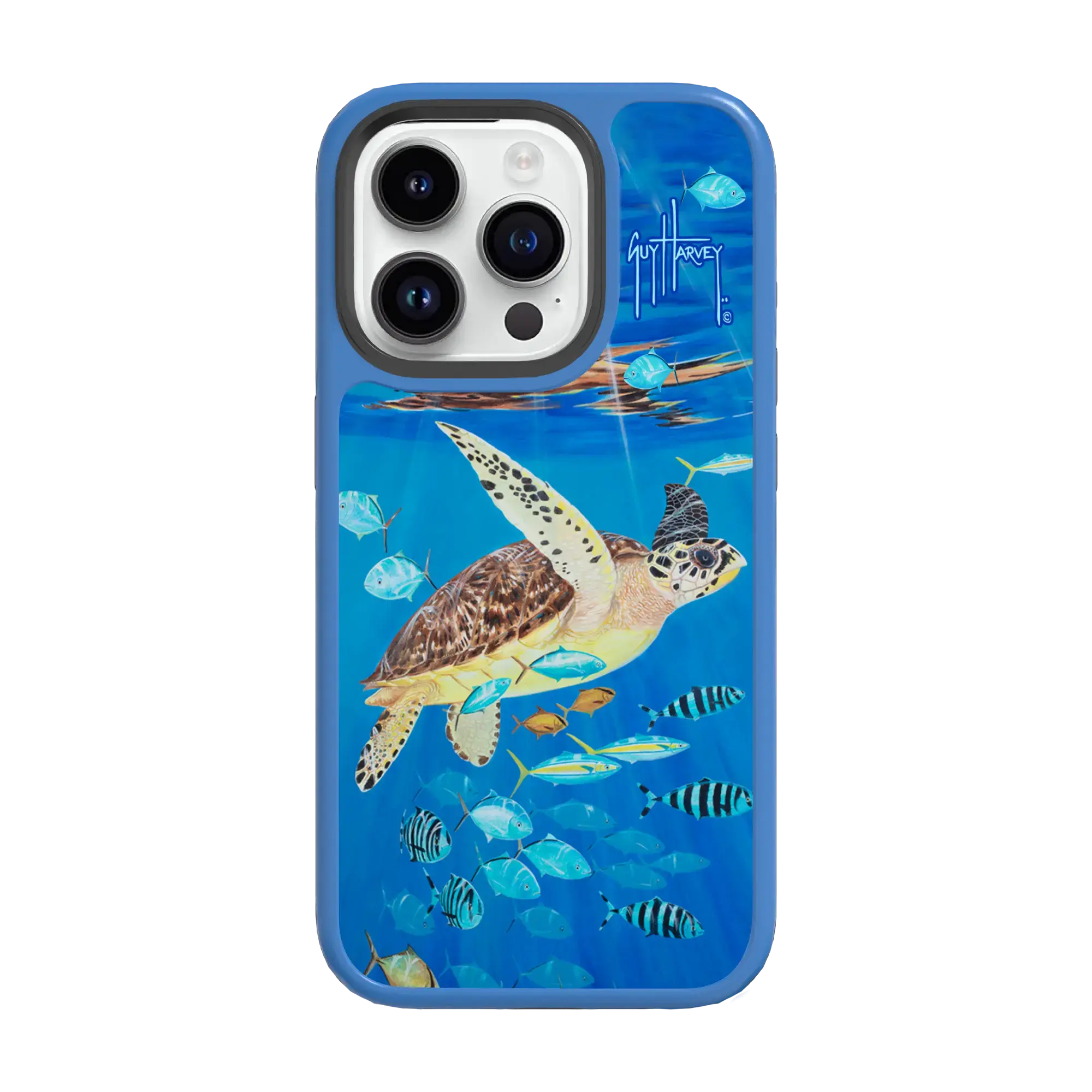 Guy Harvey Fortitude Series for Apple iPhone 15 Pro - Platas Hawksbill