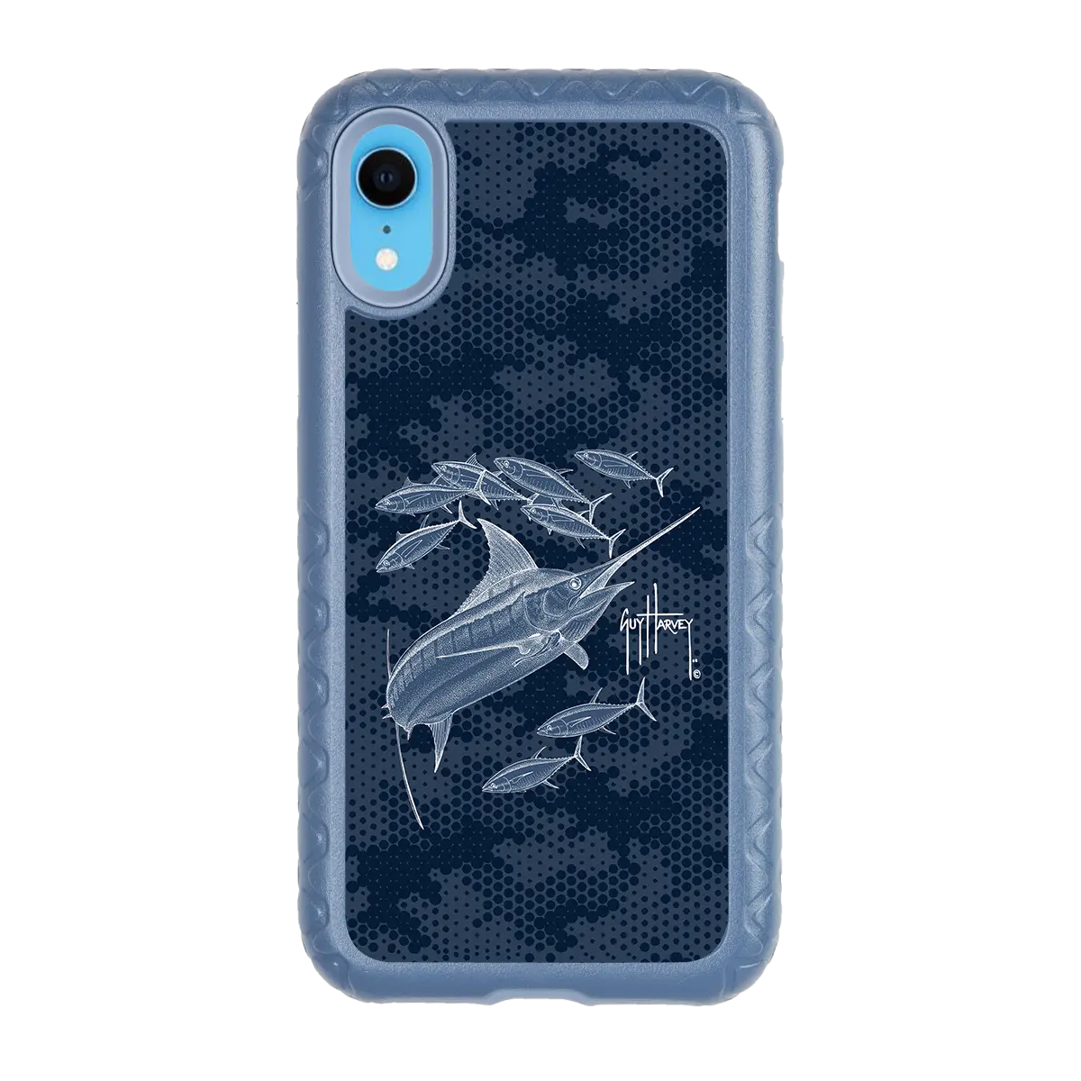 Guy Harvey Fortitude Series for Apple iPhone SE (2020) /6/7/8 - Blue Camo - Custom Case - SlateBlue - cellhelmet