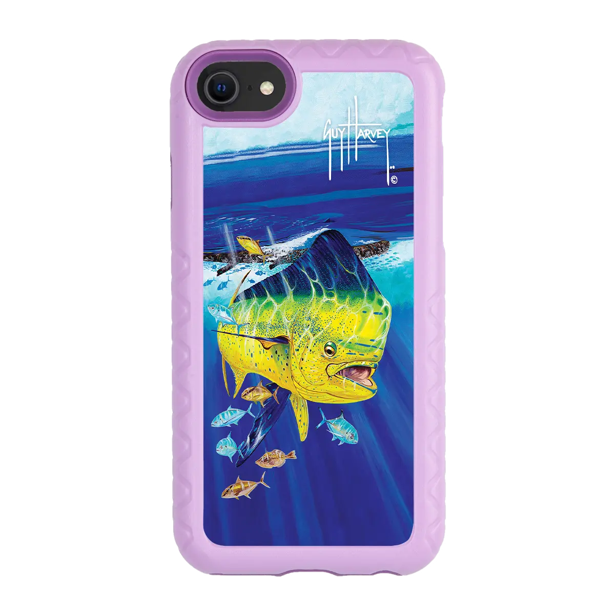 Guy Harvey Fortitude Series for Apple iPhone SE (2020) /6/7/8 - Golden Prize - Custom Case - LilacBlossom - cellhelmet