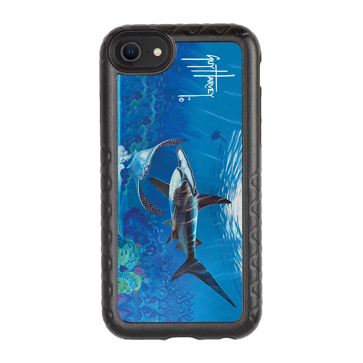 Guy Harvey Fortitude Series for Apple iPhone SE (2020) /6/7/8 - Hammer Down - Custom Case - OnyxBlack - cellhelmet