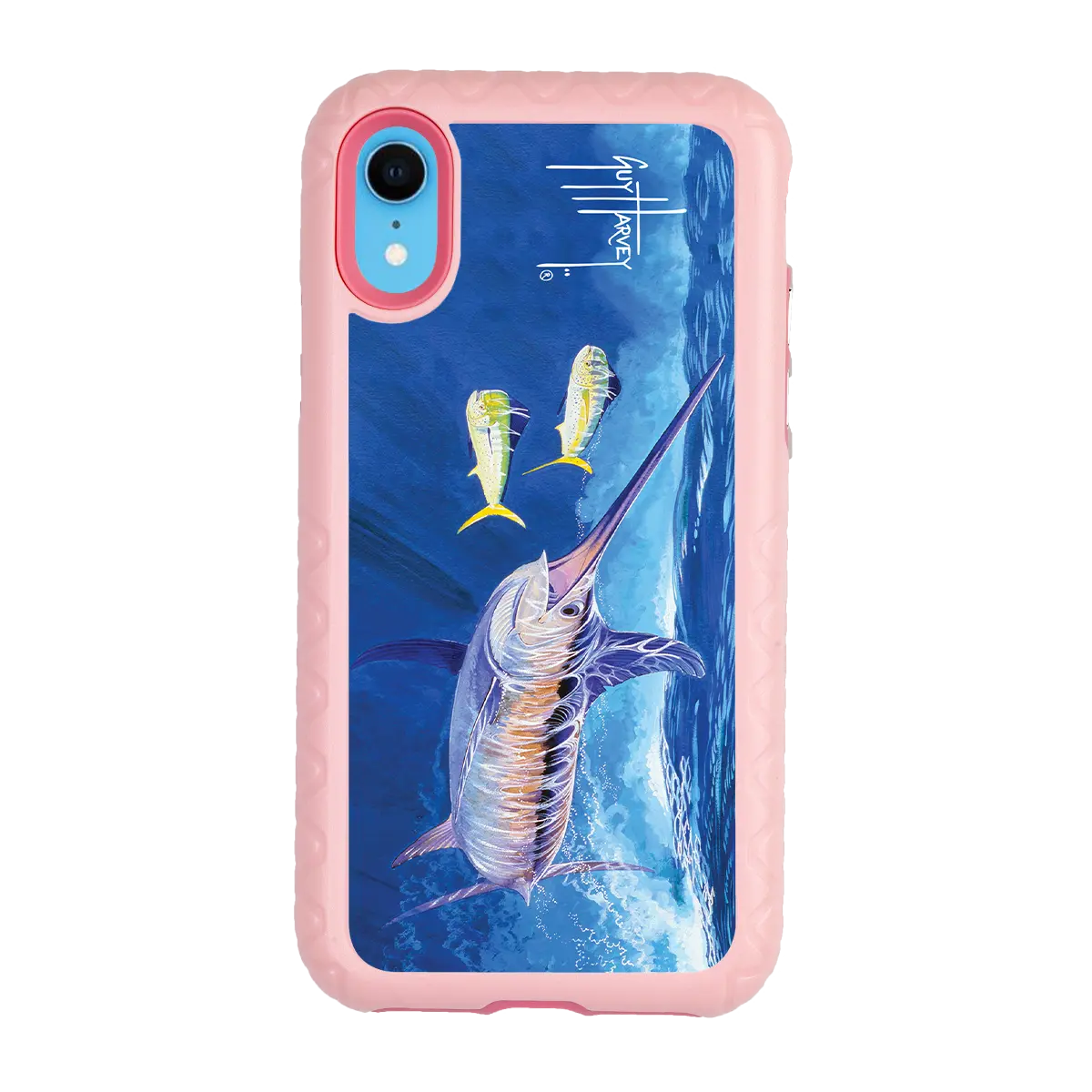 Guy Harvey Fortitude Series for Apple iPhone XR - Bullseye Sword - Custom Case - PinkMagnolia - cellhelmet