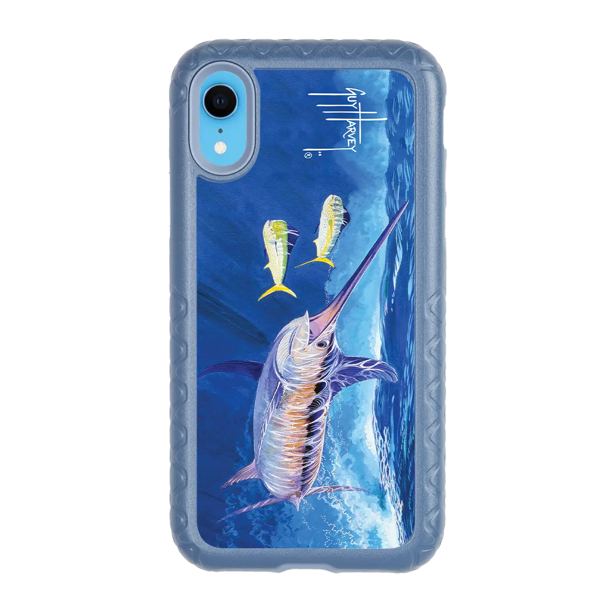 Guy Harvey Fortitude Series for Apple iPhone XR - Bullseye Sword - Custom Case - SlateBlue - cellhelmet