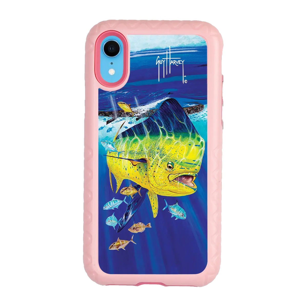 Guy Harvey Fortitude Series for Apple iPhone XR - Golden Prize - Custom Case - PinkMagnolia - cellhelmet