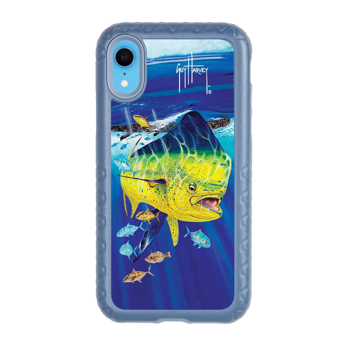 Guy Harvey Fortitude Series for Apple iPhone XR - Golden Prize - Custom Case - SlateBlue - cellhelmet