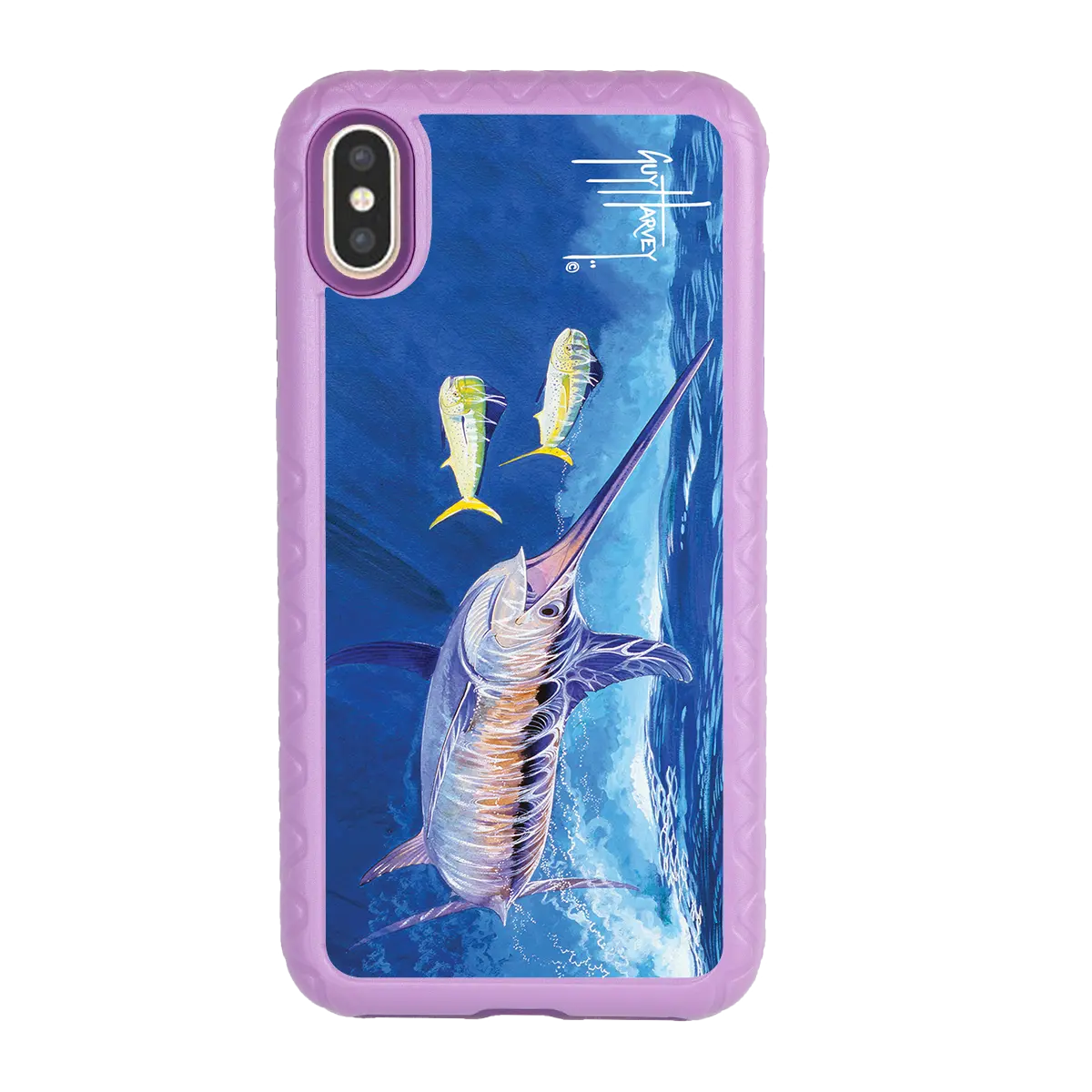 Guy Harvey Fortitude Series for Apple iPhone XS Max - Bullseye Sword - Custom Case - LilacBlossom - cellhelmet