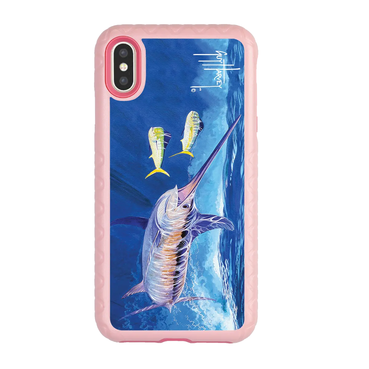 Guy Harvey Fortitude Series for Apple iPhone XS Max - Bullseye Sword - Custom Case - PinkMagnolia - cellhelmet