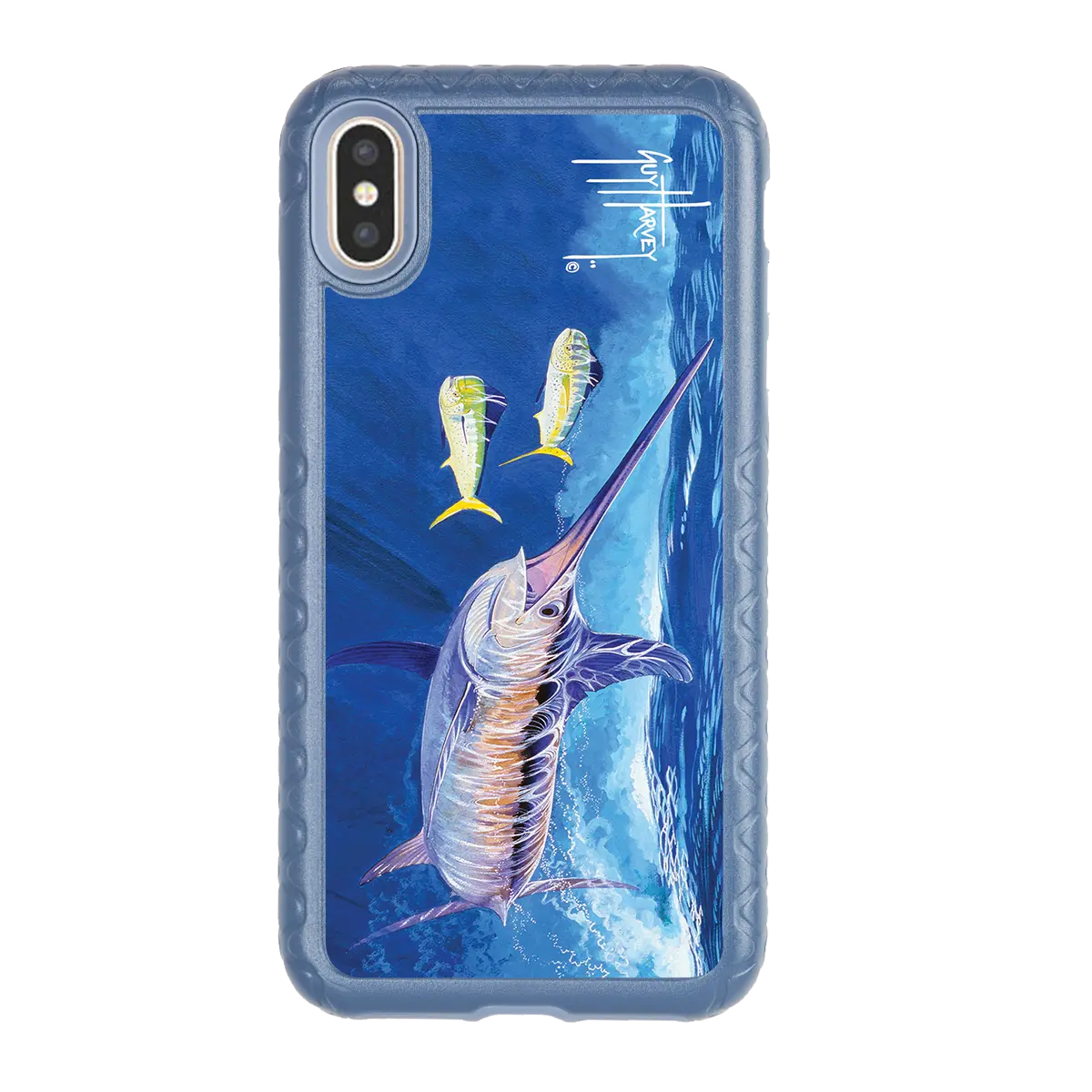 Guy Harvey Fortitude Series for Apple iPhone XS Max - Bullseye Sword - Custom Case - SlateBlue - cellhelmet