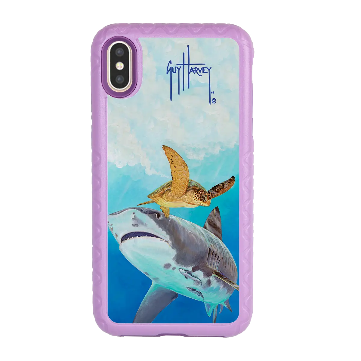 Guy Harvey Fortitude Series for Apple iPhone XS Max - Eye of the Tiger - Custom Case - LilacBlossom - cellhelmet