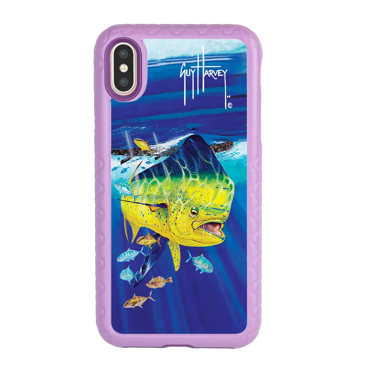 Guy Harvey Fortitude Series for Apple iPhone XS Max - Golden Prize - Custom Case - LilacBlossom - cellhelmet