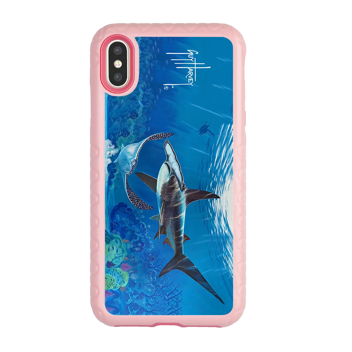 Guy Harvey Fortitude Series for Apple iPhone XS/X - Hammer Down - Custom Case - PinkMagnolia - cellhelmet