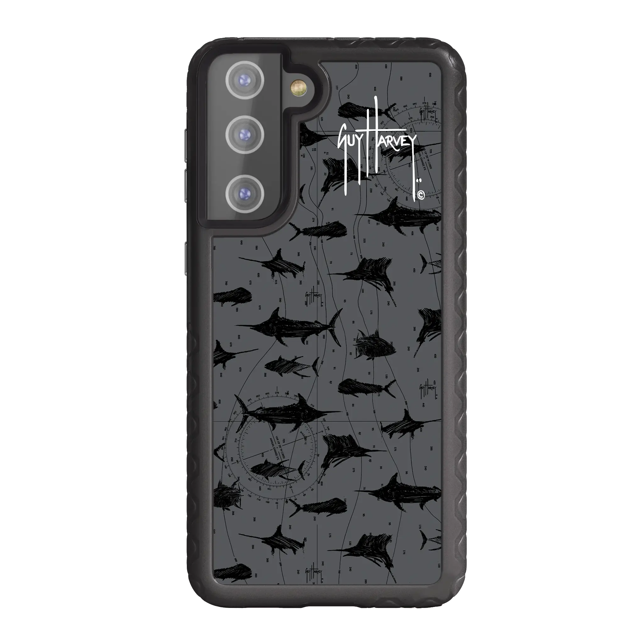 Guy Harvey Fortitude Series for Samsung Galaxy S21 - Black Scribbler - Custom Case - OnyxBlack - cellhelmet