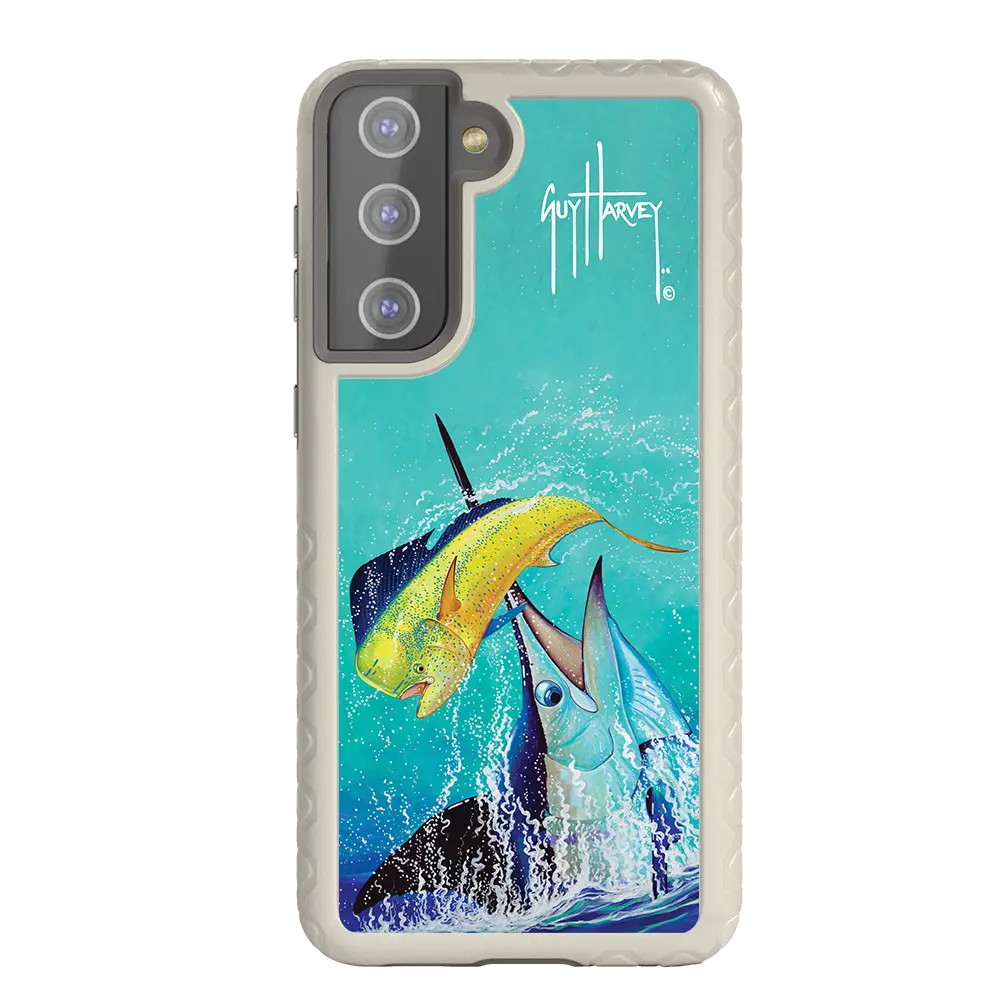 Guy Harvey Fortitude Series for Samsung Galaxy S21 - El Dorado II - Custom Case - Gray - cellhelmet