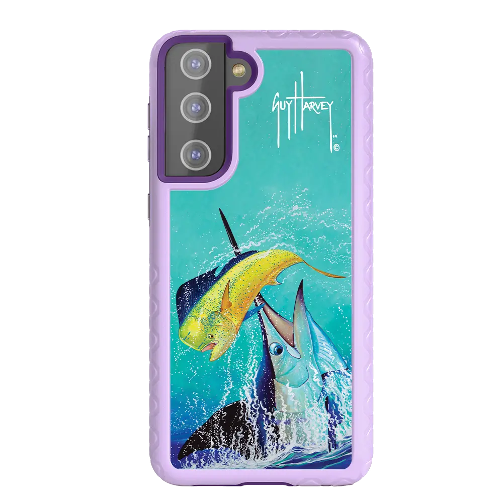 Guy Harvey Fortitude Series for Samsung Galaxy S21 - El Dorado II - Custom Case - LilacBlossom - cellhelmet