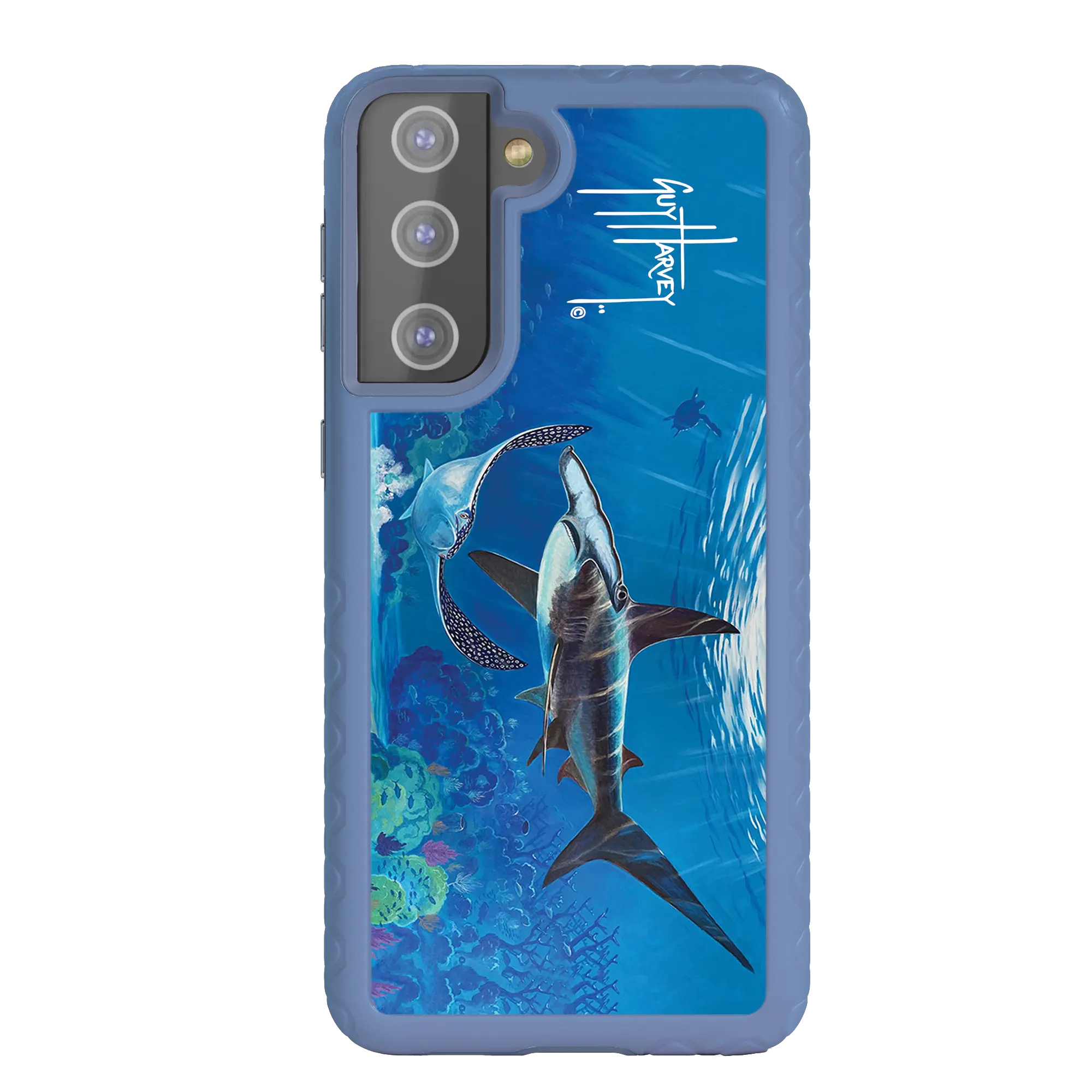 Guy Harvey Fortitude Series for Samsung Galaxy S21 - Hammer Down - Custom Case - SlateBlue - cellhelmet