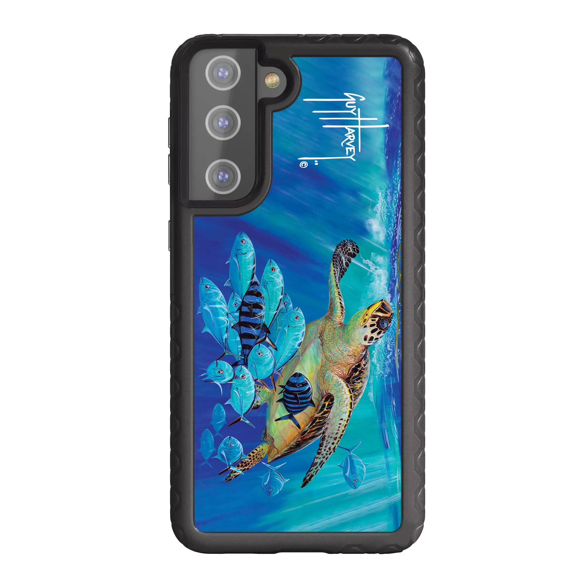 Guy Harvey Fortitude Series for Samsung Galaxy S21 - Hawksbill Caravan - Custom Case - OnyxBlack - cellhelmet