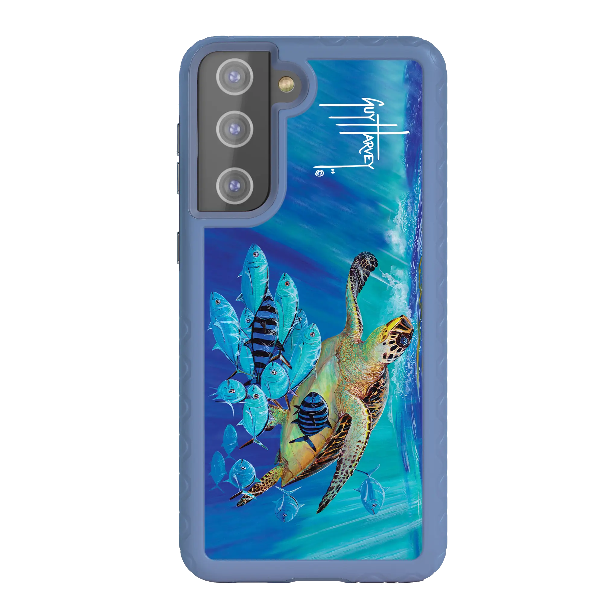 Guy Harvey Fortitude Series for Samsung Galaxy S21 - Hawksbill Caravan - Custom Case - SlateBlue - cellhelmet