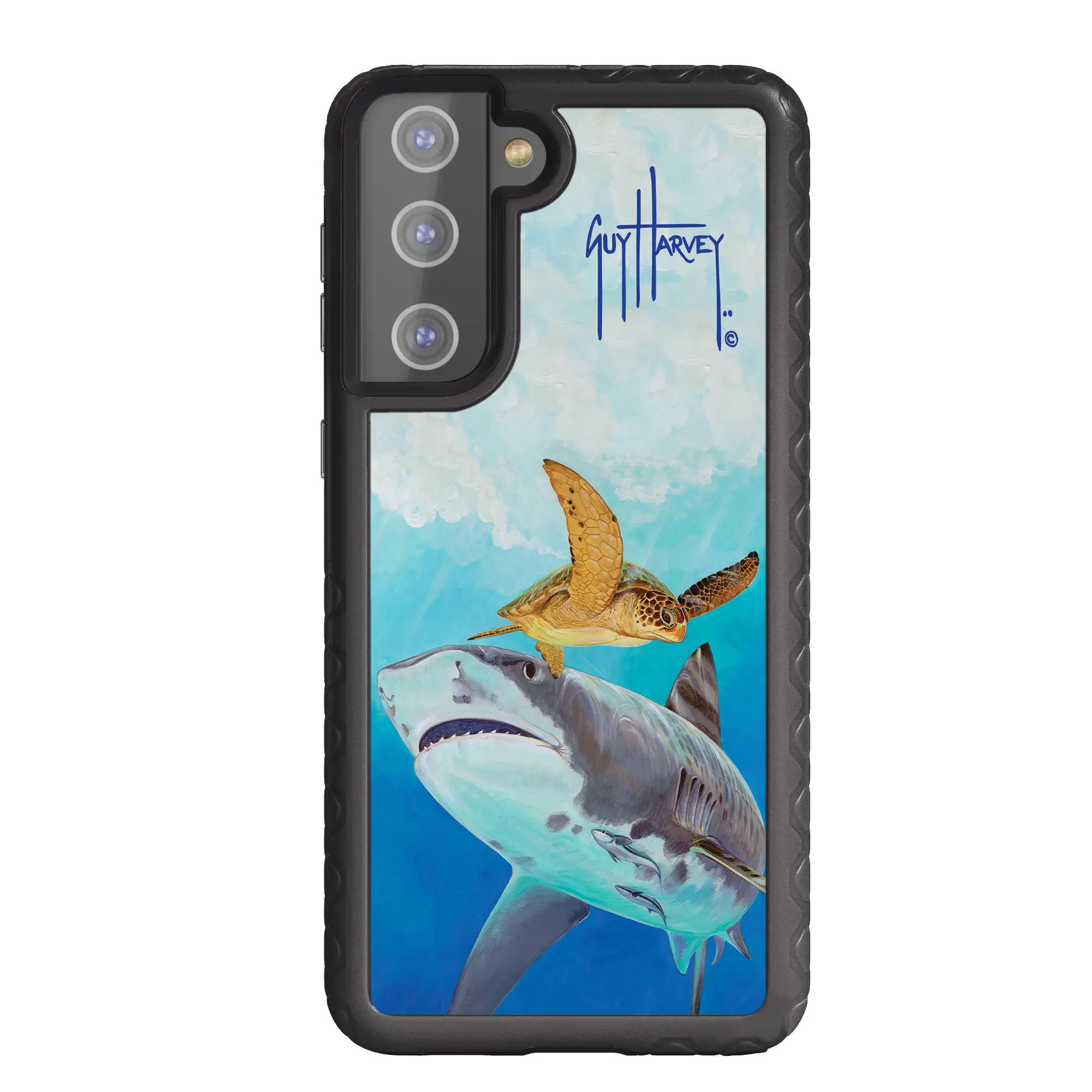 Guy Harvey Fortitude Series for Samsung Galaxy S21 Plus - Eye of the Tiger - Custom Case - OnyxBlack - cellhelmet