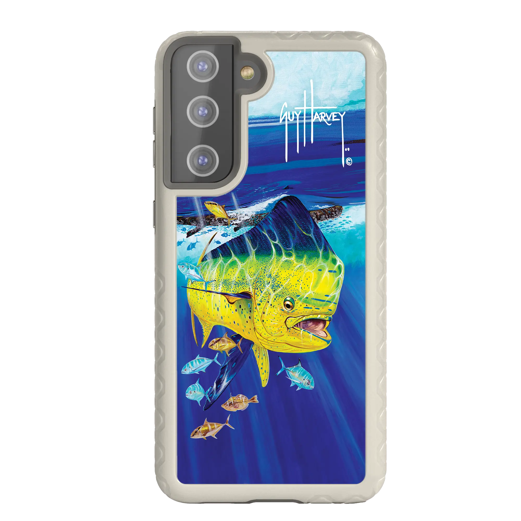 Guy Harvey Fortitude Series for Samsung Galaxy S21 Plus - Golden Prize - Custom Case - Gray - cellhelmet