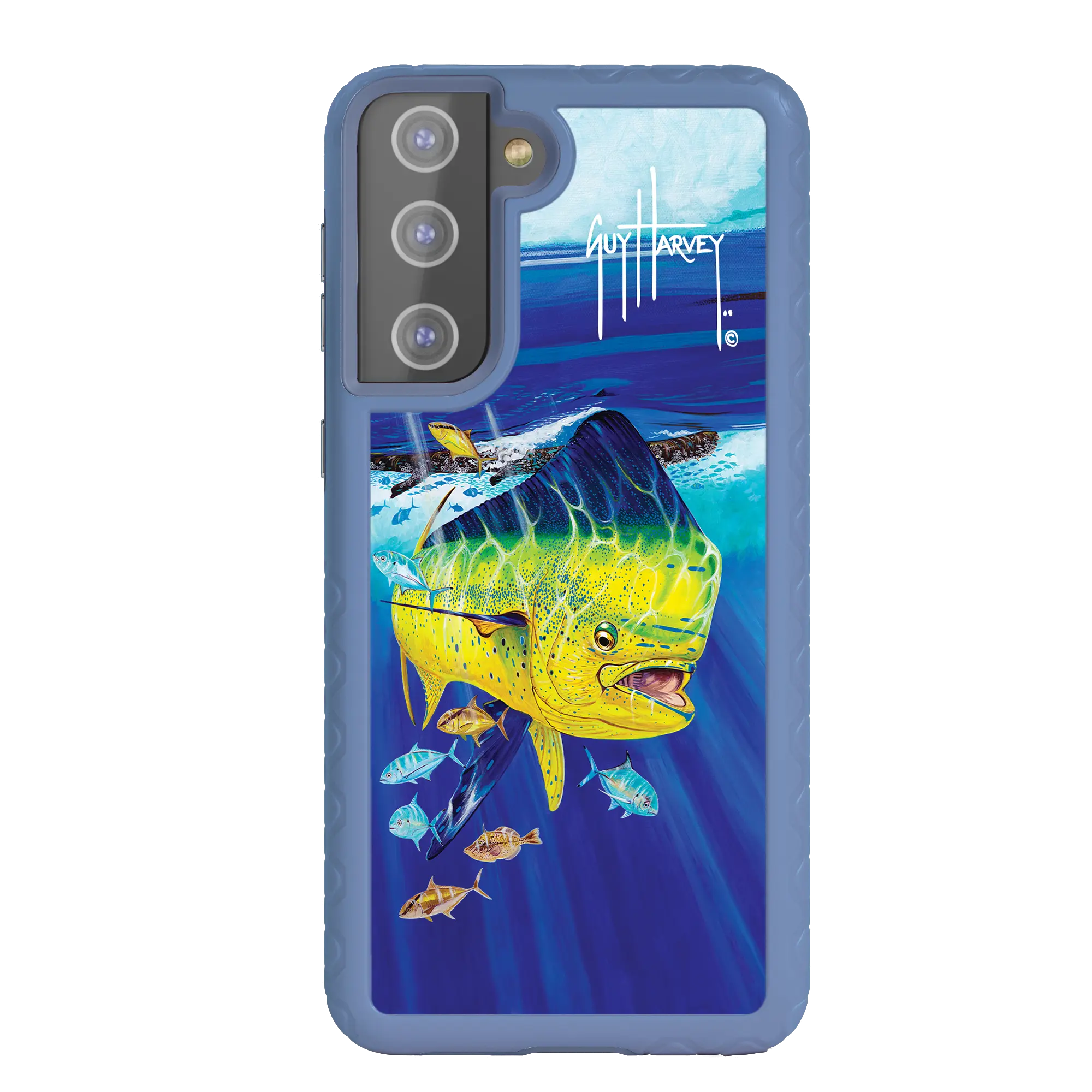 Guy Harvey Fortitude Series for Samsung Galaxy S21 Plus - Golden Prize - Custom Case - SlateBlue - cellhelmet