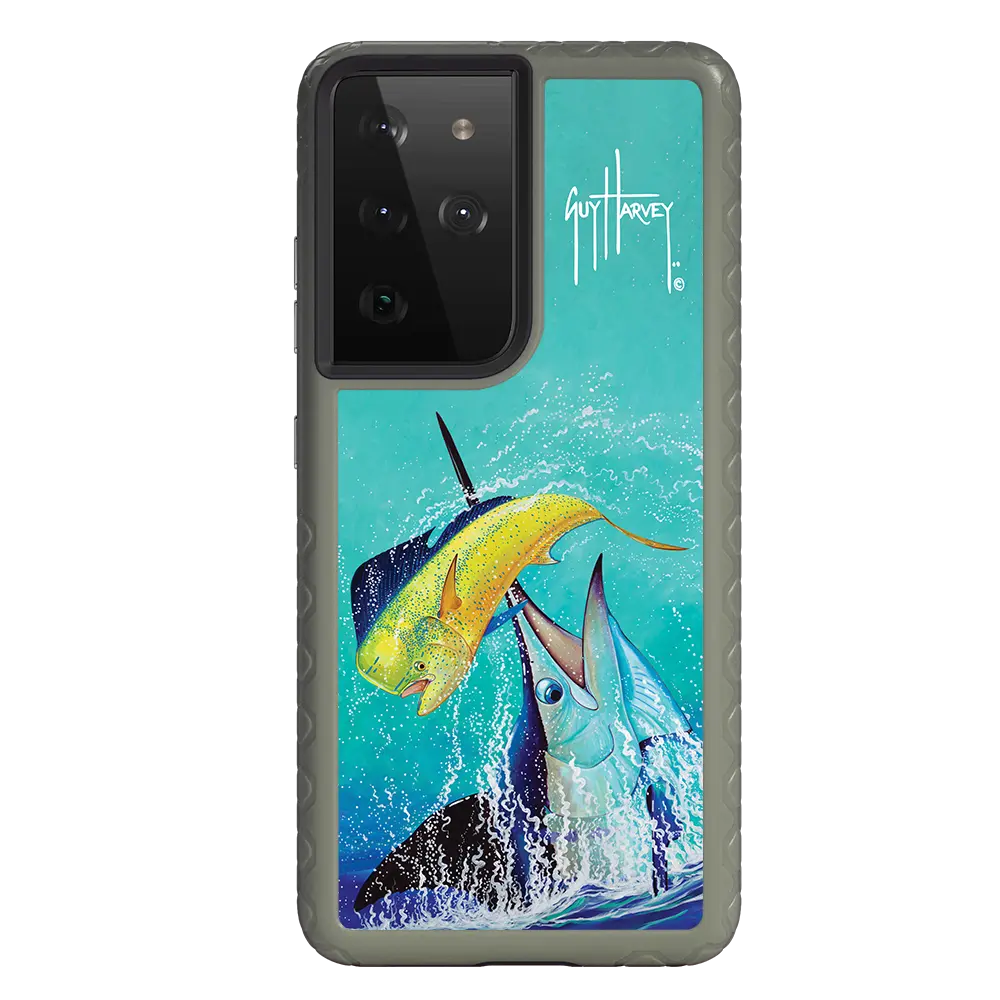 Guy Harvey Fortitude Series for Samsung Galaxy S21 Ultra - El Dorado II - Custom Case - OliveDrabGreen - cellhelmet