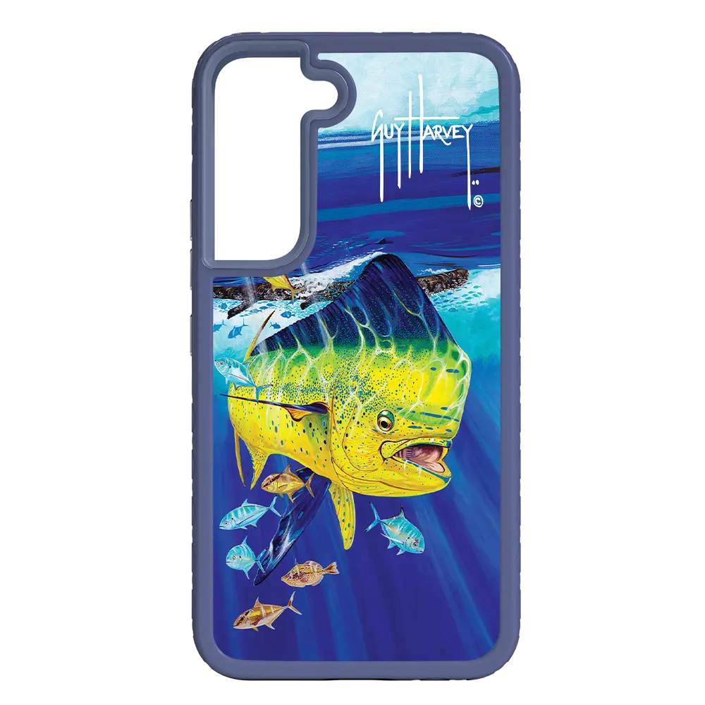 Guy Harvey Fortitude Series for Samsung Galaxy S22 - Golden Prize - Custom Case - SlateBlue - cellhelmet