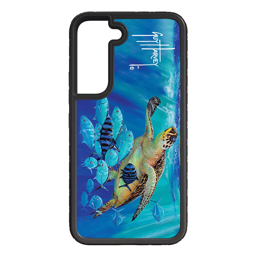 Guy Harvey Fortitude Series for Samsung Galaxy S22 - Hawksbill Caravan - Custom Case - OnyxBlack - cellhelmet