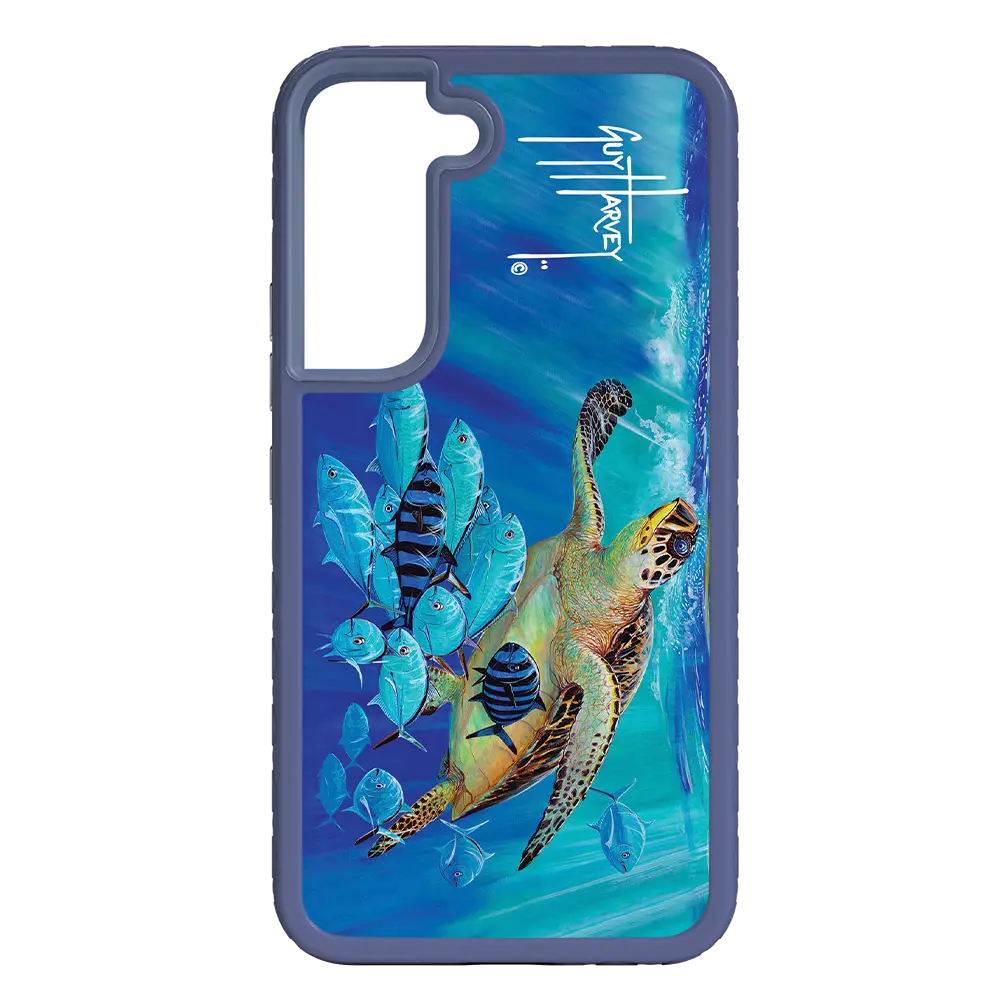 Guy Harvey Fortitude Series for Samsung Galaxy S22 - Hawksbill Caravan - Custom Case - SlateBlue - cellhelmet