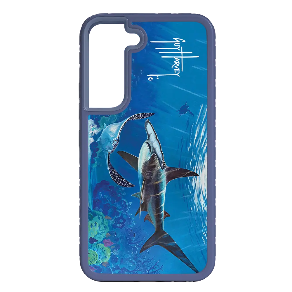 Guy Harvey Fortitude Series for Samsung Galaxy S22 Plus - Hammer Down - Custom Case - SlateBlue - cellhelmet