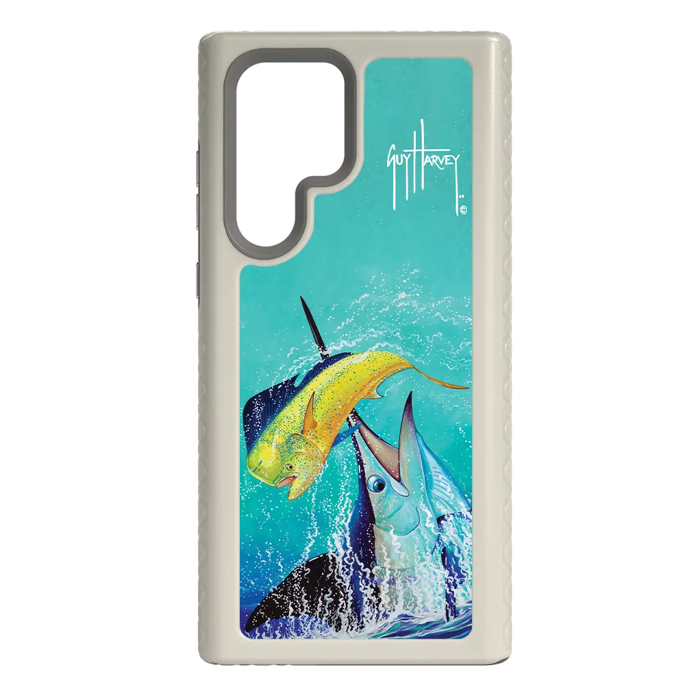 Guy Harvey Fortitude Series for Samsung Galaxy S22 Ultra - El Dorado II - Custom Case - Gray - cellhelmet