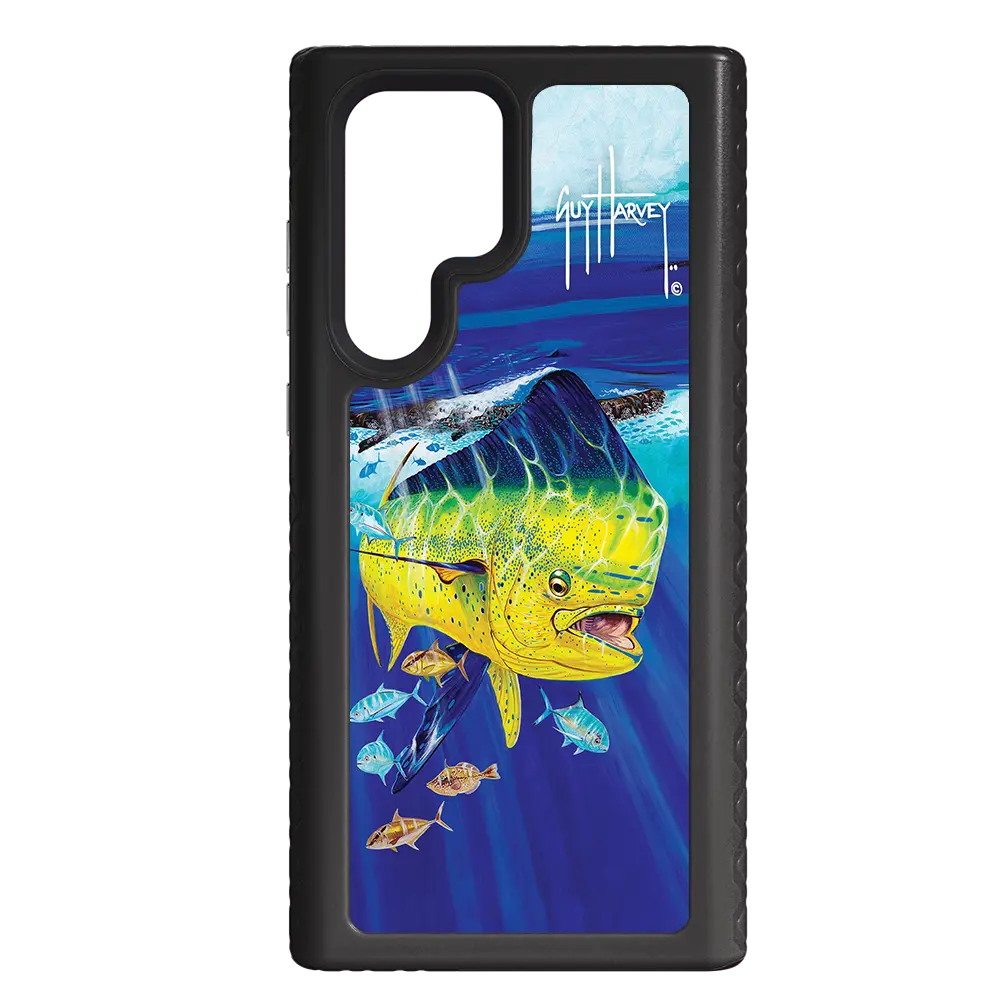 Guy Harvey Fortitude Series for Samsung Galaxy S22 Ultra - Golden Prize - Custom Case - OnyxBlack - cellhelmet